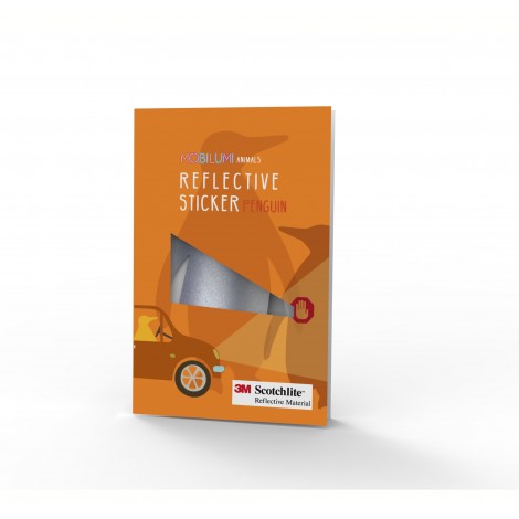 3 szt.- Odblaskowe Naklejki 3M PINGWIN, zest. 3szt