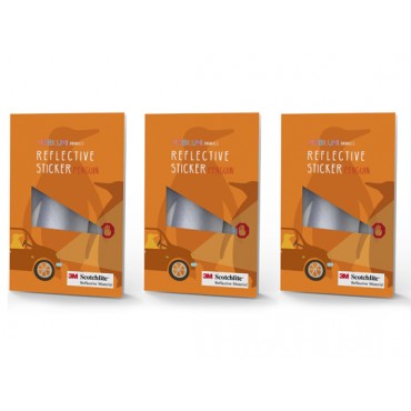 3 szt.- Odblaskowe Naklejki 3M PINGWIN, zest. 3szt