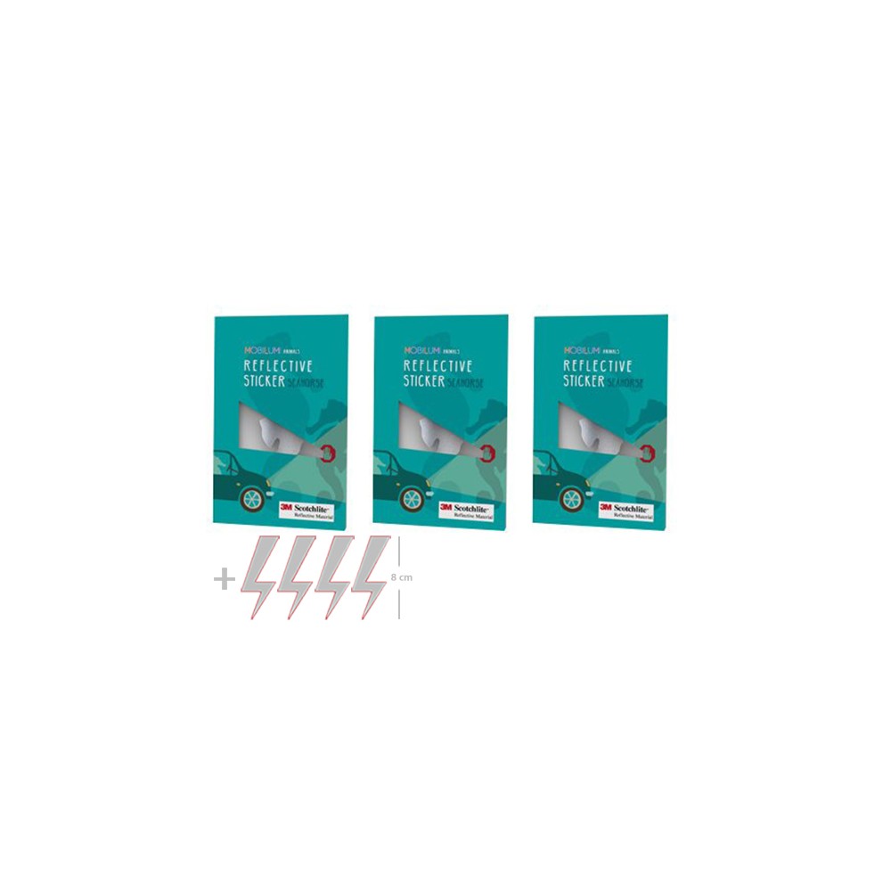 3 szt.- Odblaskowe Naklejki 3M KONIK MORSKI 3 szt.