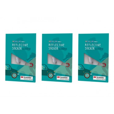 3 szt.- Odblaskowe Naklejki 3M KONIK MORSKI 3 szt.