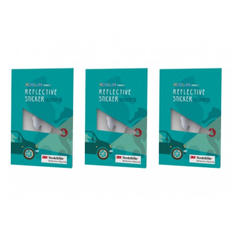 3 szt.- Odblaskowe Naklejki 3M KONIK MORSKI 3 szt.