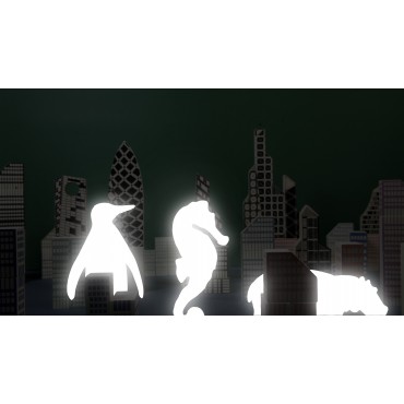 3 szt.- Odblaskowe Naklejki 3M KONIK MORSKI 3 szt.