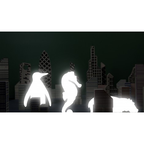 3 szt.- Odblaskowe Naklejki 3M KONIK MORSKI 3 szt.