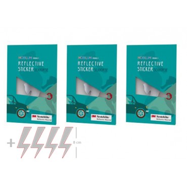 3 szt.- Odblaskowe Naklejki 3M KONIK MORSKI 3 szt.