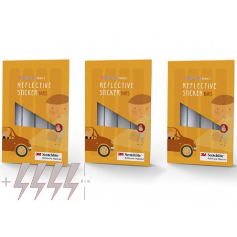 Odblaskowe Naklejki 3M PASKI 3s