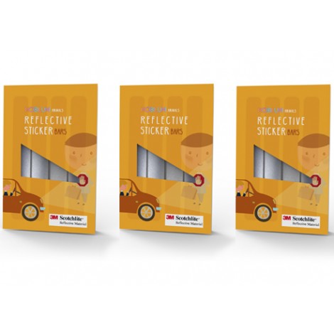 Odblaskowe Naklejki 3M PASKI 3s