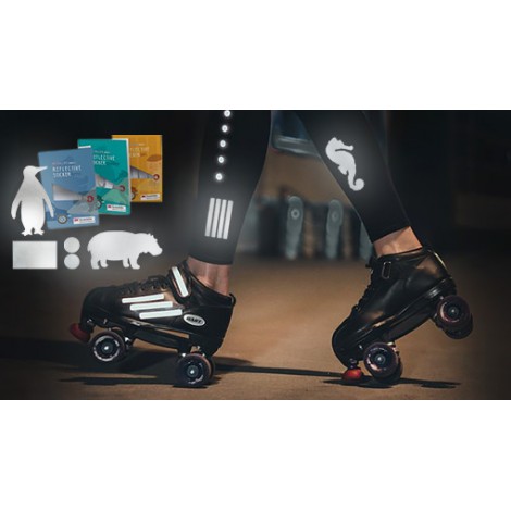 6 szt.- Odblaskowe Naklejki 3M ZWIERZAKI I FIGURY