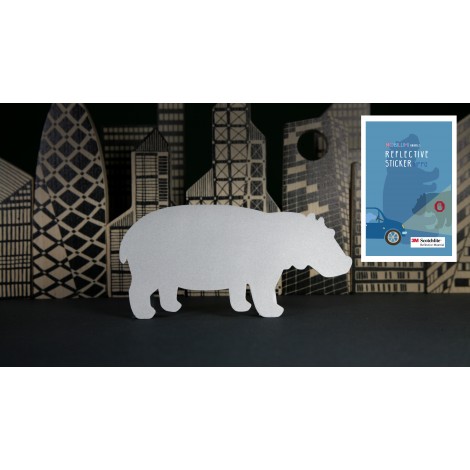 6 szt.-Odblaskowe Naklejki 3M ZWIERZAKI