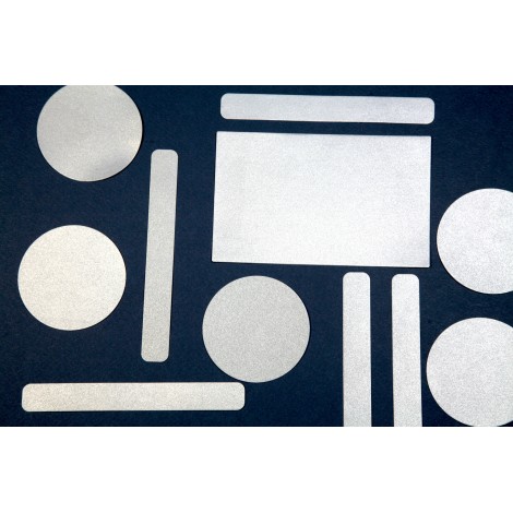 6 szt.- Odblaskowe Naklejki 3M FIGURY, zest. 6szt