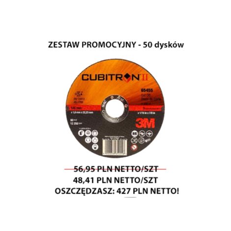 Tarcza Cubitron II 65463, 230x2 PROMO ZESTAW 50