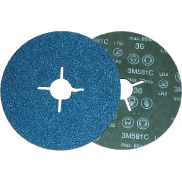 Dysk fibrowy 581C, P80, 115mm