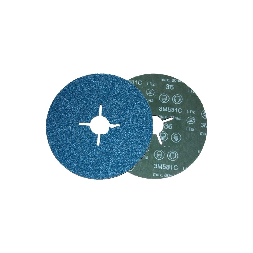 Dysk fibrowy 581C, P80, 115mm
