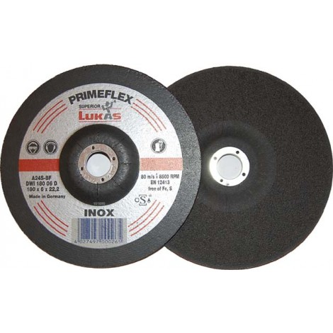 Tarcza szlifierska stal INOX Fi 180mm x 6mm x 22mm