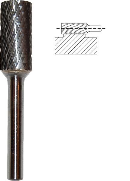 Frez A cylindryczny Fi 12 x 25 x 6 węglik