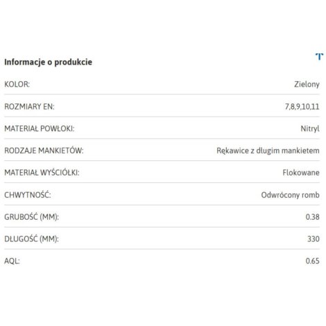 Rękawice ANSELL/Sol-Vex 37-676 r.9