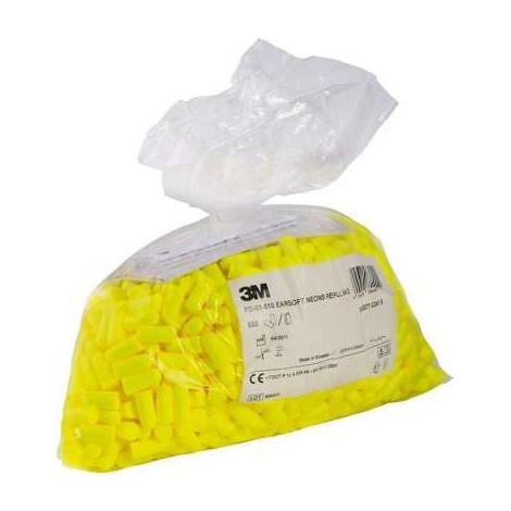 Zatyczki E.A.Rsoft Yellow Neons  PD-01-010/500