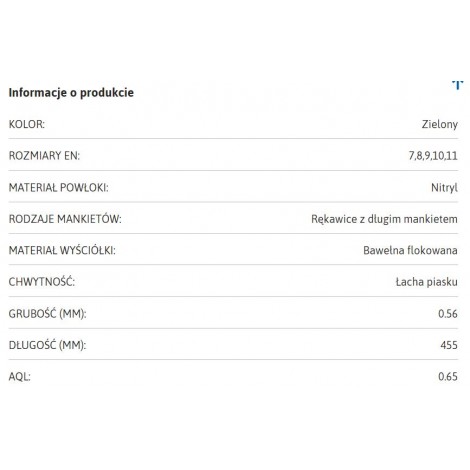 Rękawice Sol-Vex Plus Classic 37-185 R.9