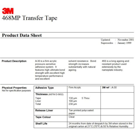 Błona do laminowania 468MP, 23mm x 55m